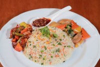 এগ রাইস+ চাইনিস ভেজিটেবল + মানচুরাল চিকেন