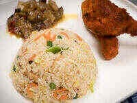 ফ্রাইড রাইস + থাই চিকেন (২ পিস)