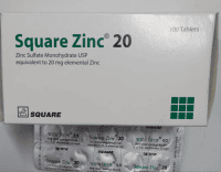 Square Zinc 20 Tablet